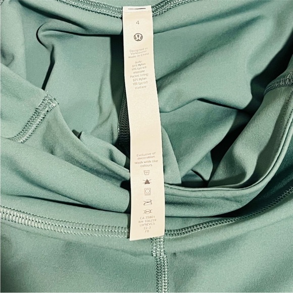 NWOT Lululemon Groove Pant Flare Super High-Rise Nulu in‎ Tidewater Teal size 4 - Picture 7 of 7